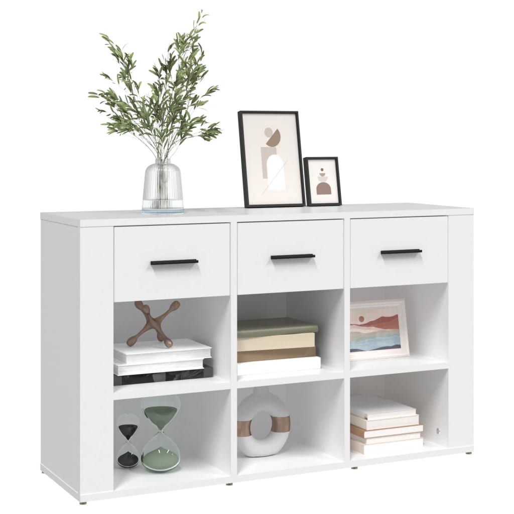 Komoda bijela 100 x 30 x 59,5 cm od konstruiranog drva