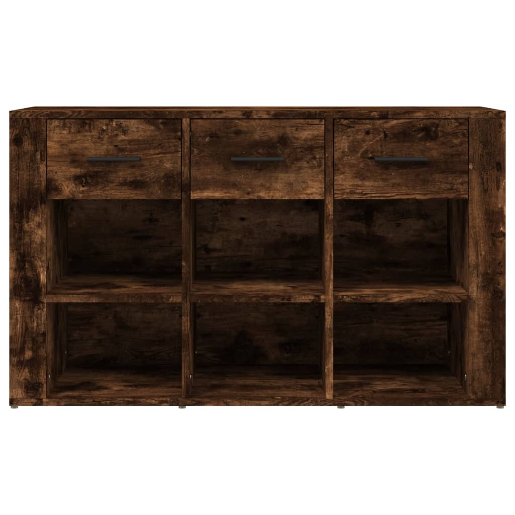 Komoda boja dimljenog hrasta 100x30x59,5 cm konstruirano drvo