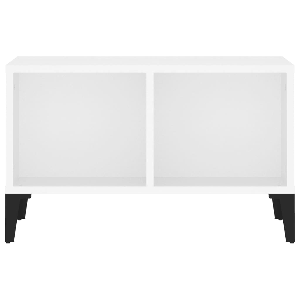 Stolić za kavu bijeli 60 x 50 x 36,5 cm od konstruiranog drva