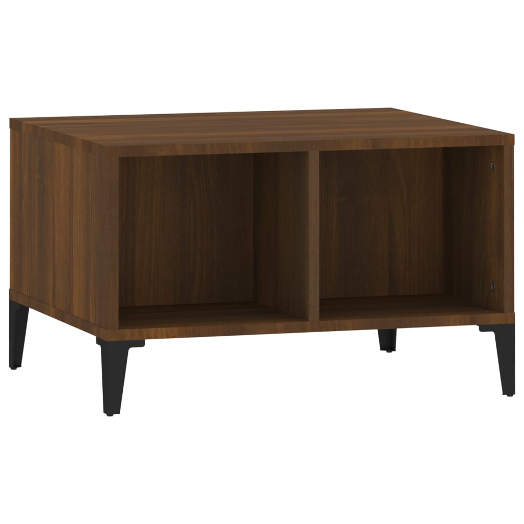 Stolić za kavu Smeđa hrasta 60x50x36,5 cm konstruirano drvo