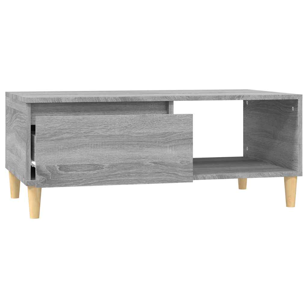 Stolić za kavu boja sivog hrasta 90x50x36,5cm konstruirano drvo
