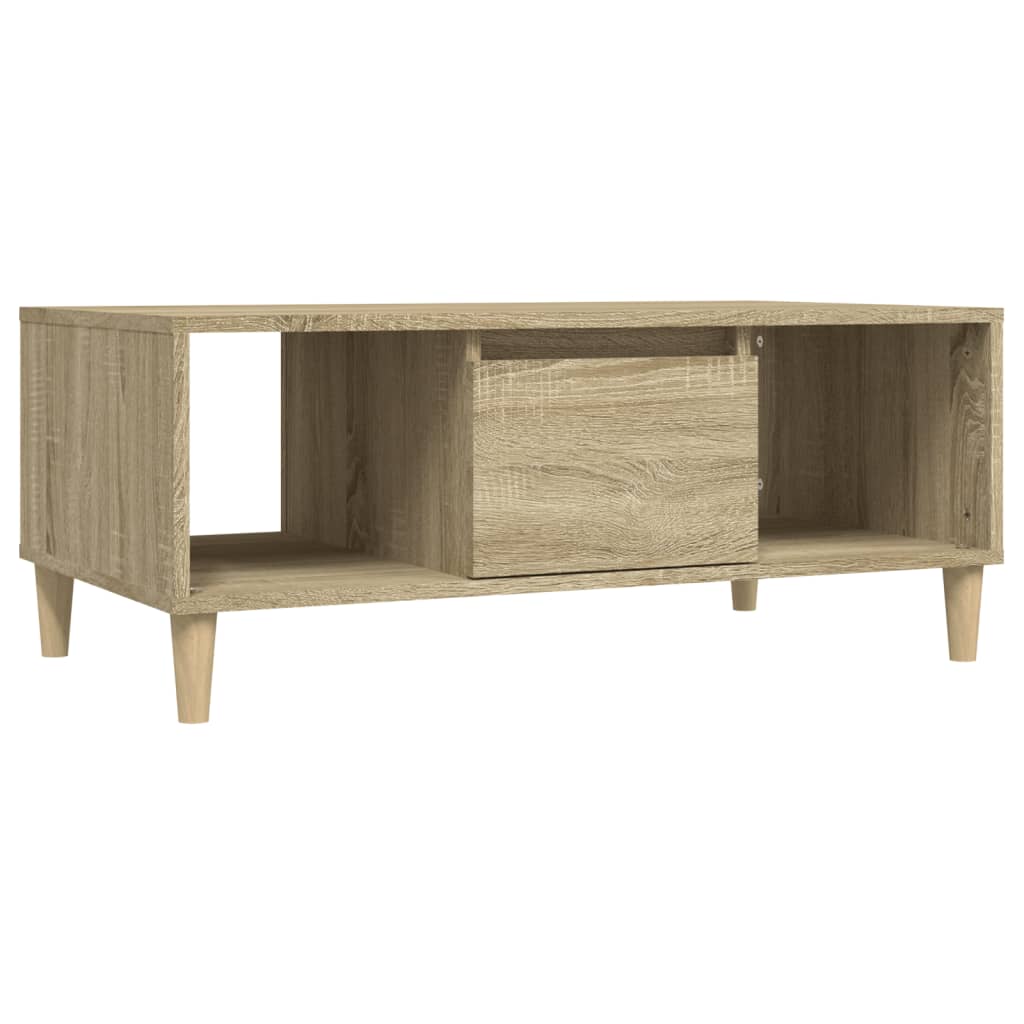 Stolić za kavu boja hrasta 90x50x36,5 cm konstruirano drvo