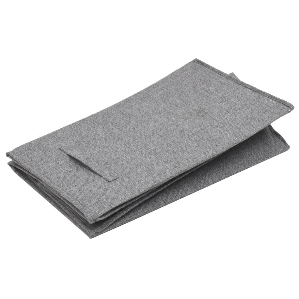 Sklopiva košara za rublje siva 64,5x34,5x59 cm umjetno platno