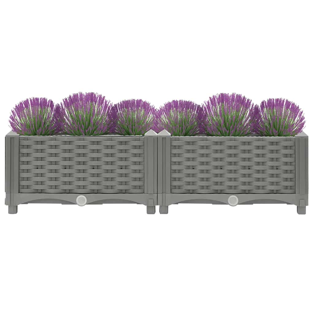 Povišena gredica 80 x 40 x 23 cm od polipropilena