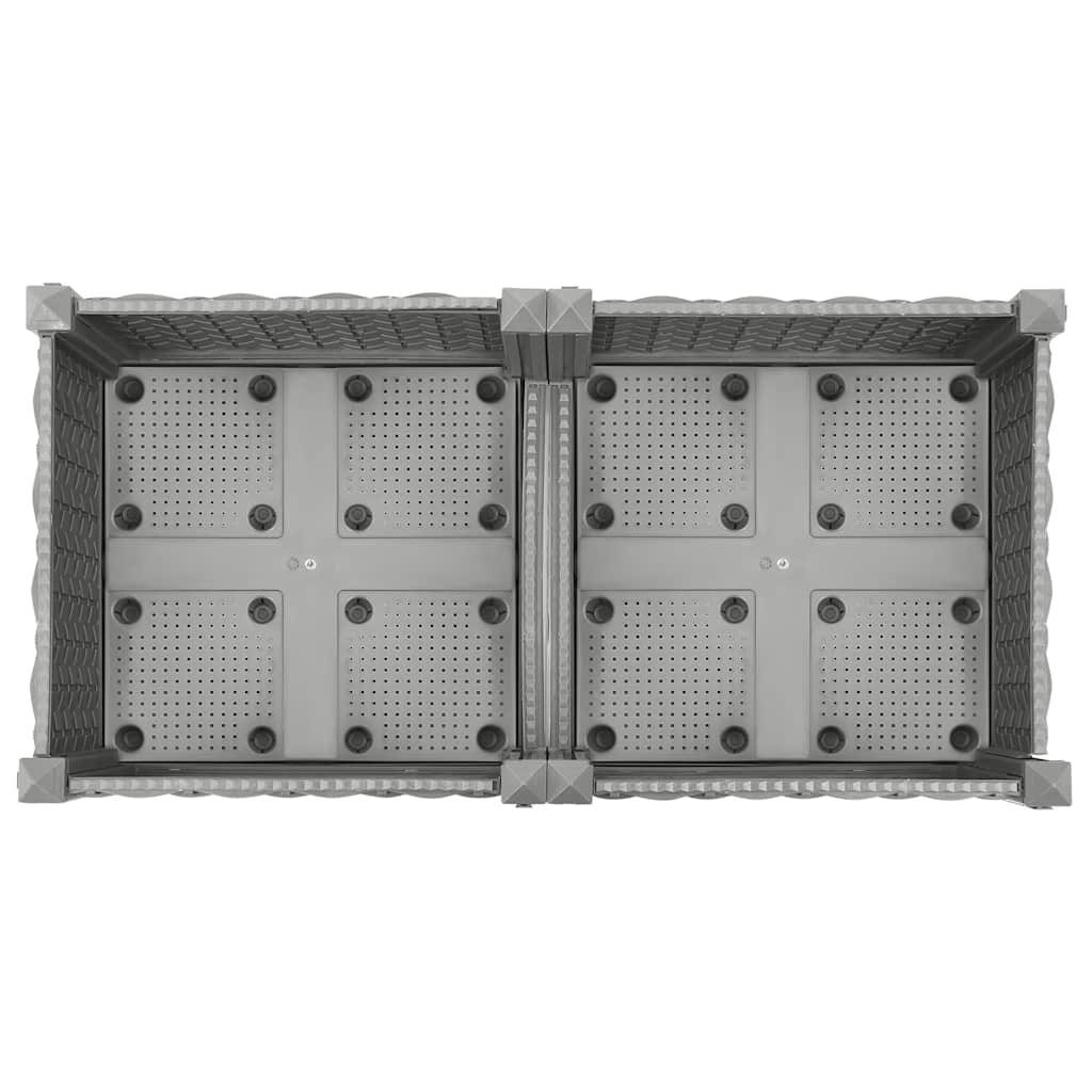 Povišena gredica 80 x 40 x 23 cm od polipropilena