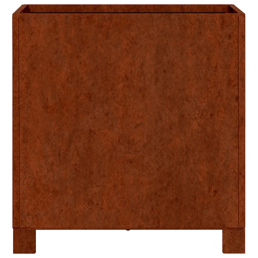 Sadilice s nogama 2 kom boja hrđe 40x40x40 cm od čelika COR-TEN