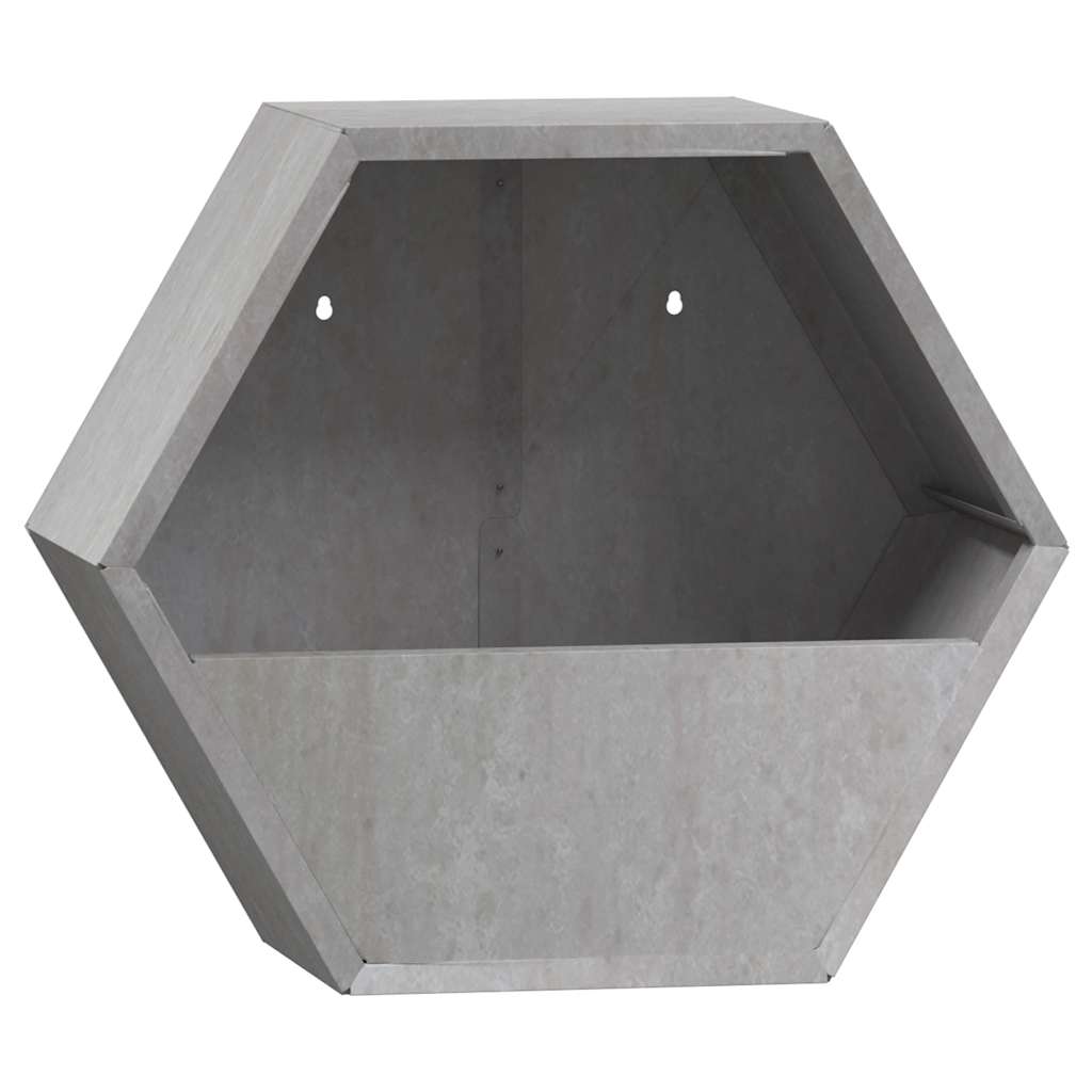 Zidne sadilice 2 kom boja hrđe od čelika COR-TEN 30x10x25 cm