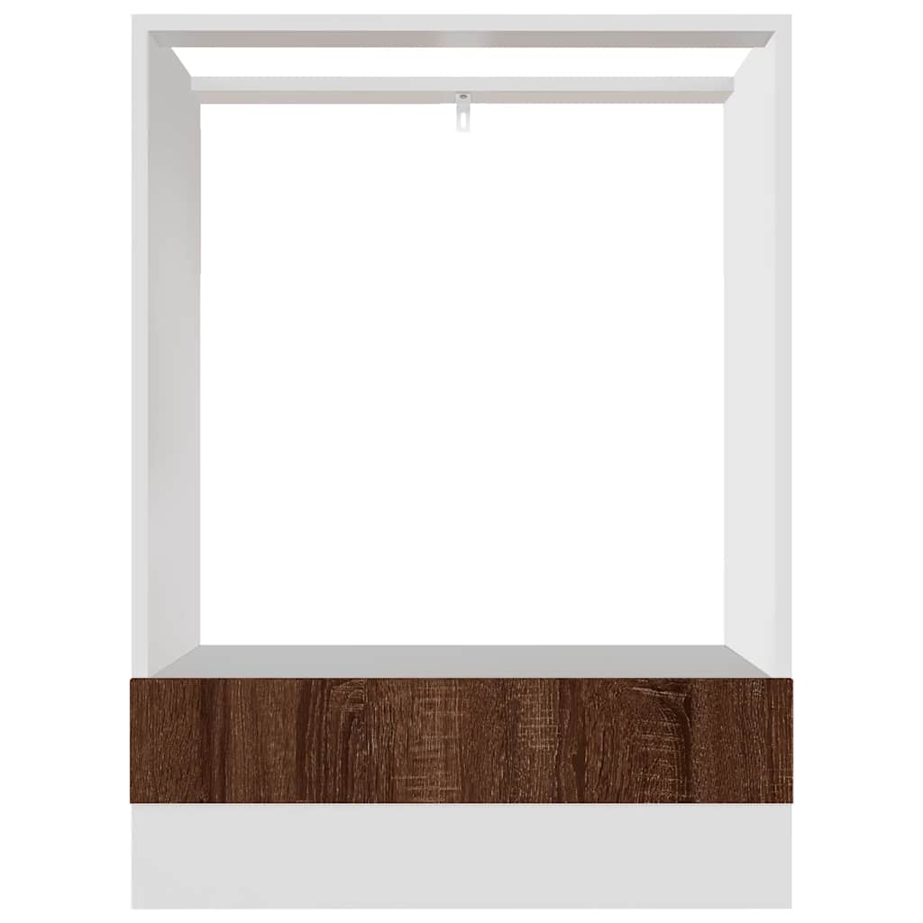 Ormarić za pećnicu "Riga" Smeđi hrast 60x46x81,5 cm Konstruirano drvo