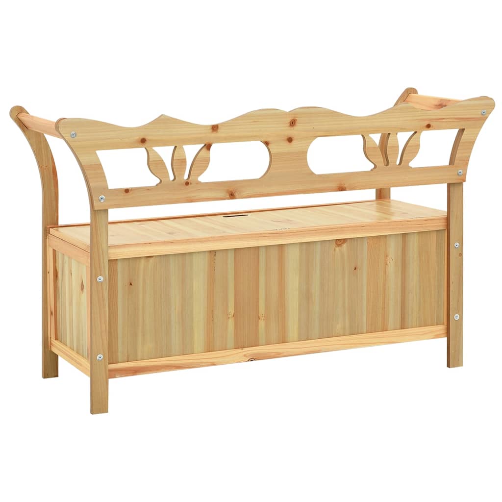 Klupa 107 x 45 x 75,5 cm od masivne jelovine