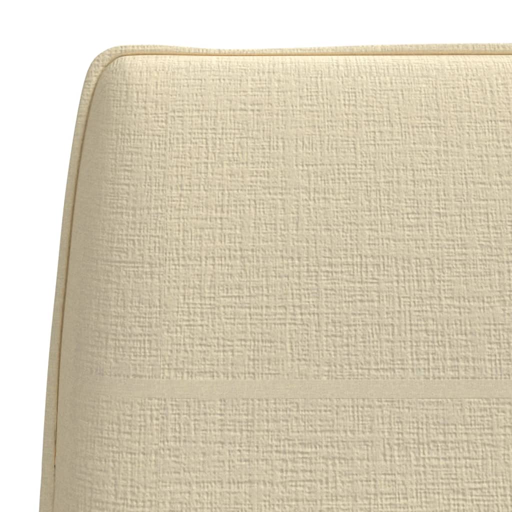 Klupa krem 100 x 75 x 76 cm od tkanine