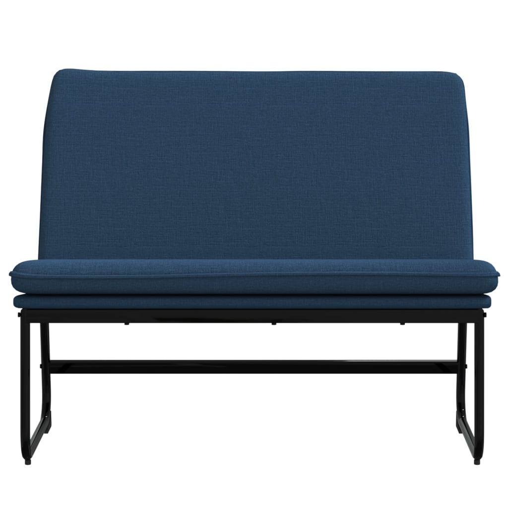Klupa plava 100 x 75 x 76 cm od tkanine