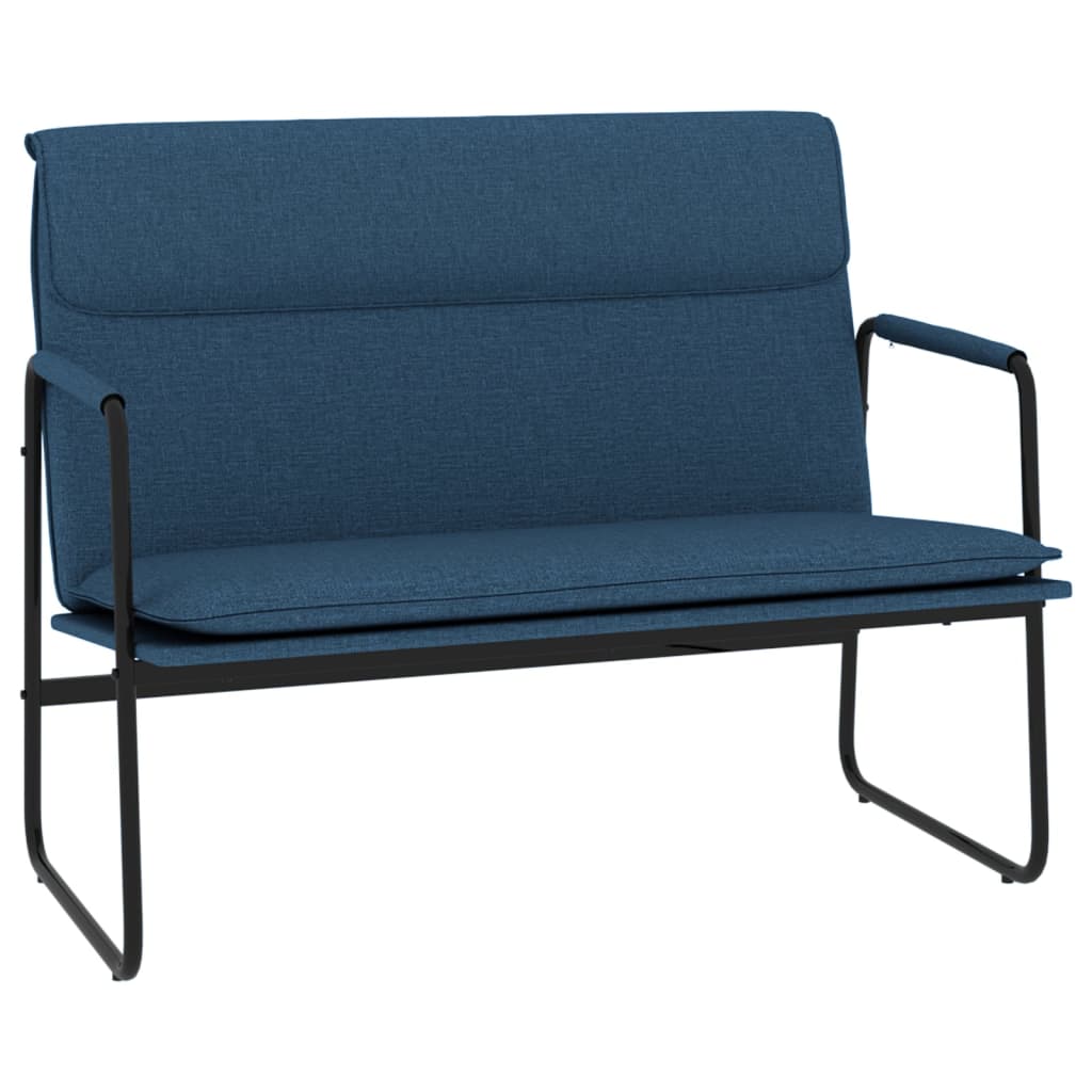 Klupa plavi 100x64x80 cm od tkanine