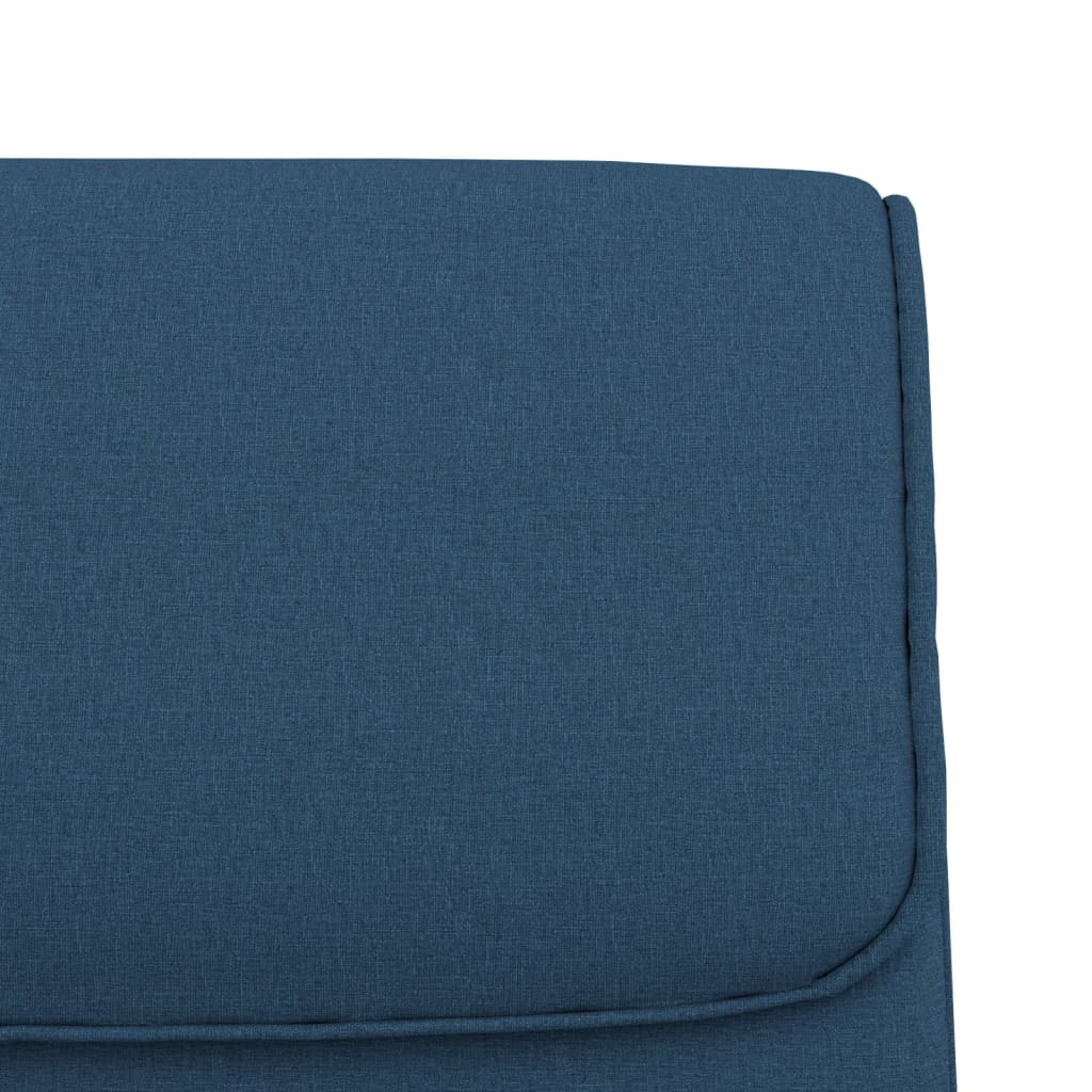 Klupa plavi 100x64x80 cm od tkanine
