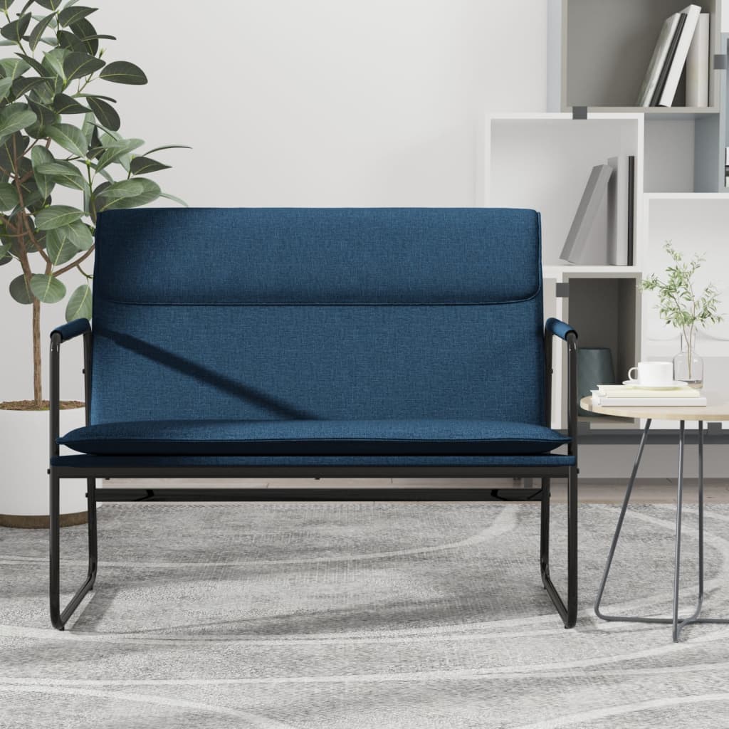 Klupa plavi 100x64x80 cm od tkanine