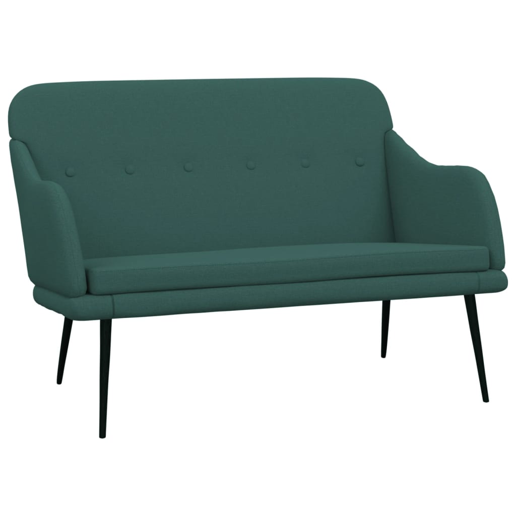 Klupa tamnozelena 110 x76 x 80 cm od tkanine