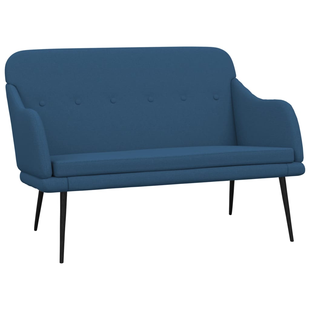 Klupa plava 110 x 76 x 80 cm od tkanine