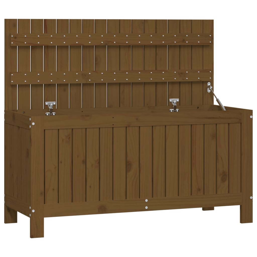 Vrtna kutija za pohranu boja meda 108x42,5x54 cm od borovine
