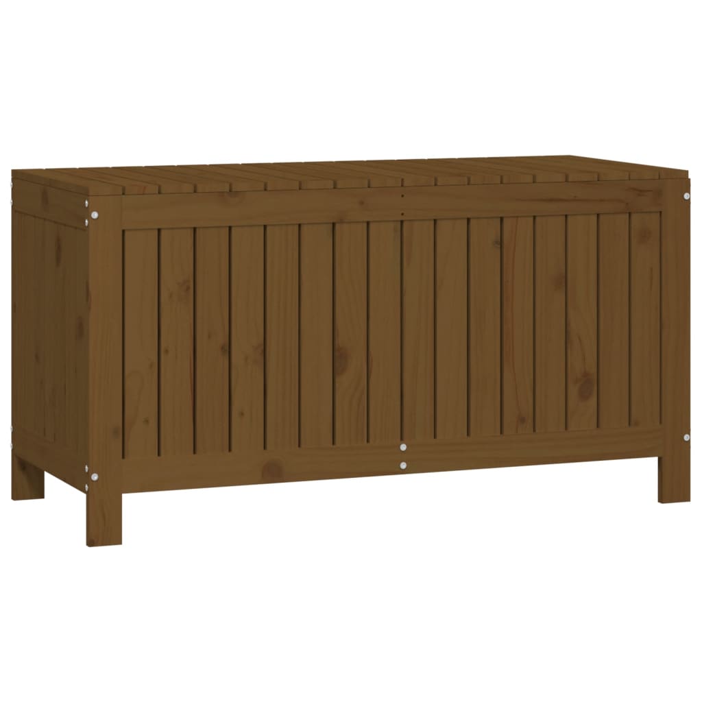 Vrtna kutija za pohranu boja meda 115x49x60 cm od borovine