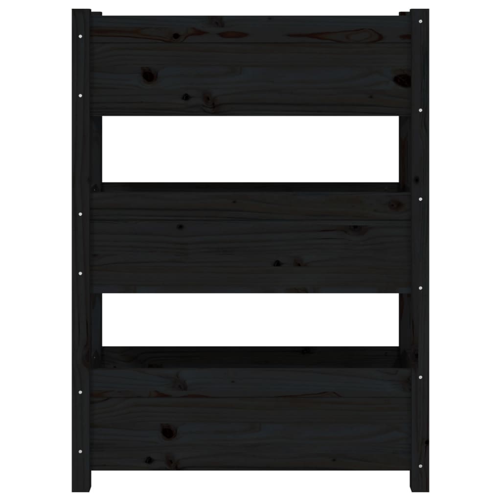 Sadilica crna 77 x 25 x 104,5 cm od masivne borovine