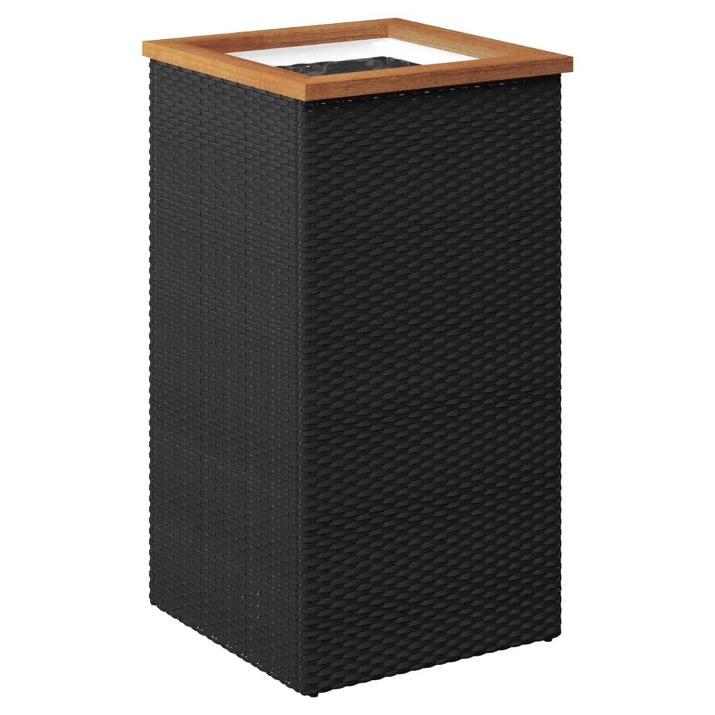 Sadilica crna 40 x 40 x 80 cm od poliratana