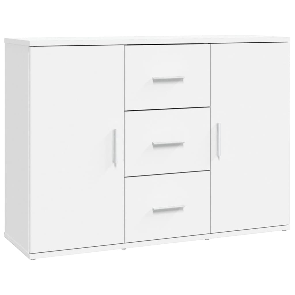 Komoda bijela 91 x 29,5 x 65 cm od konstruiranog drva