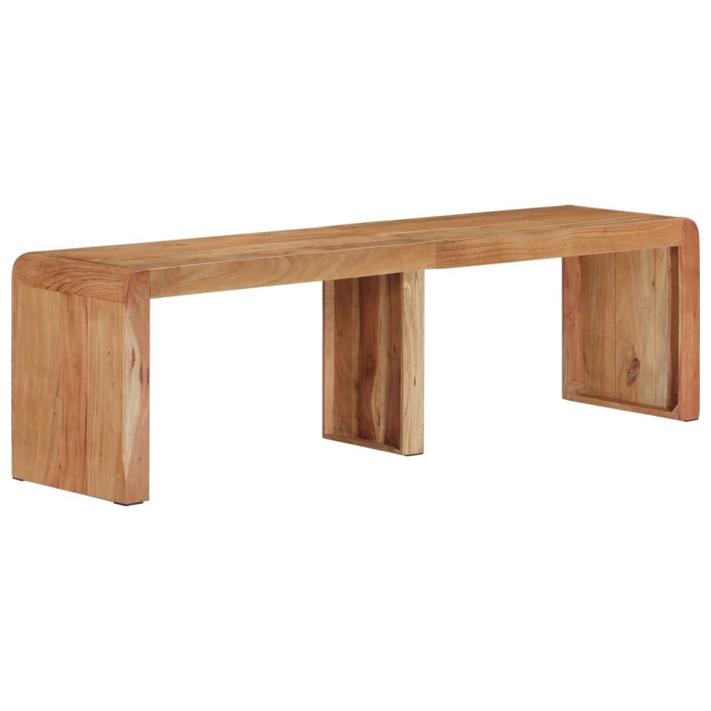 Klupa 160 x 38 x 45 cm od masivnog bagremovog drva