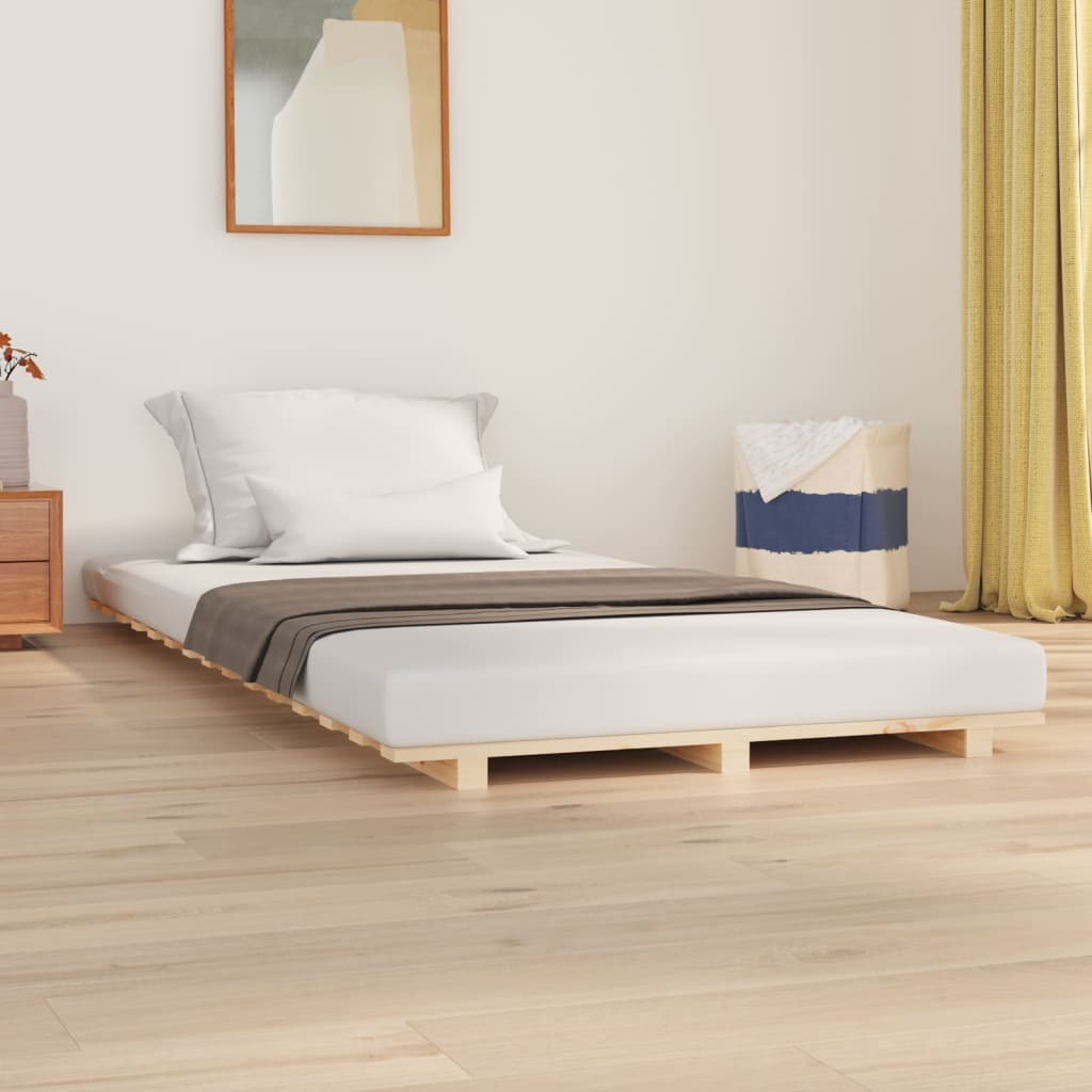 Okvir za krevet 90 x 190 cm od masivne borovine