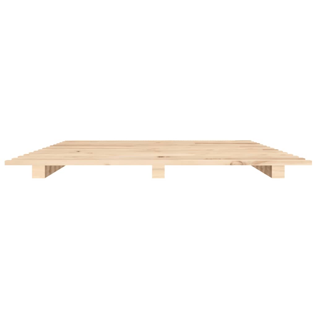 Okvir za krevet 135 x 190 cm od masivne borovine