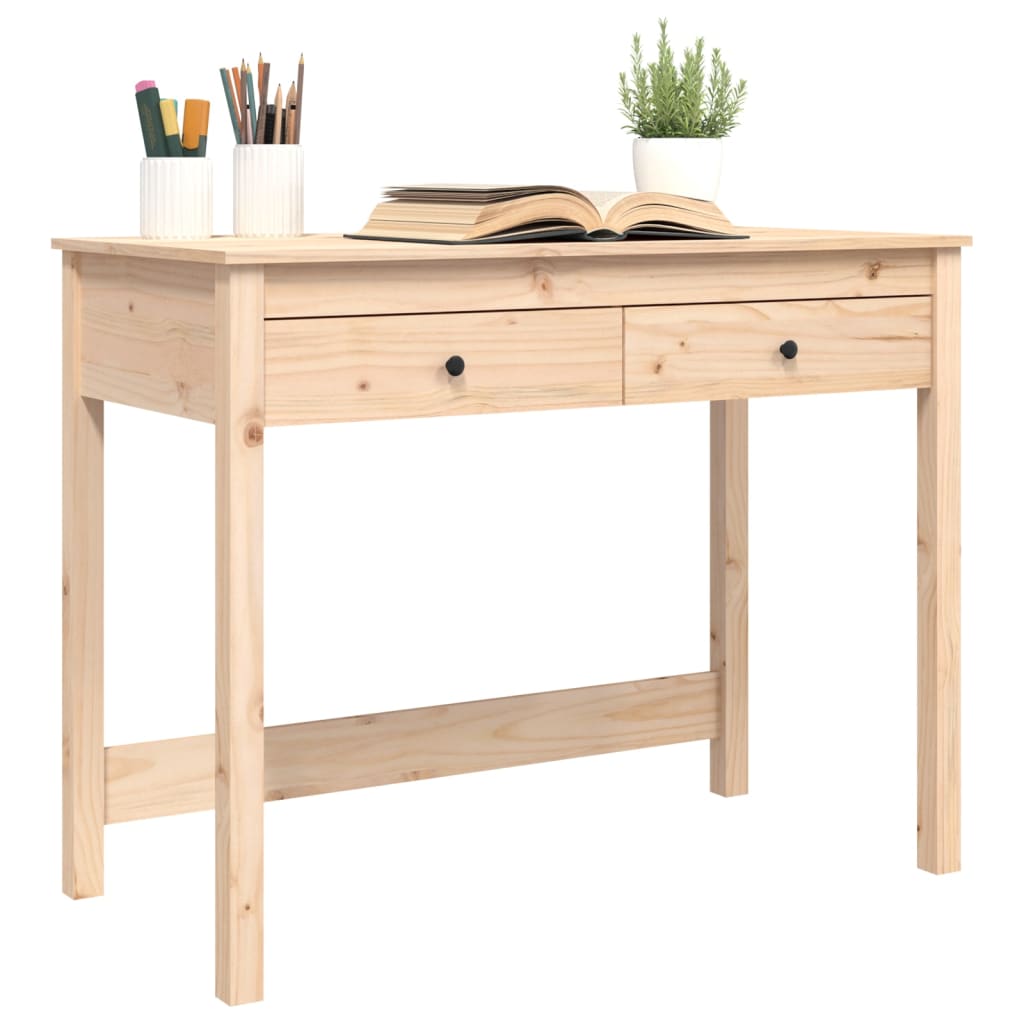 Radni stol s ladicama 100 x 50 x 78 cm od masivne borovine