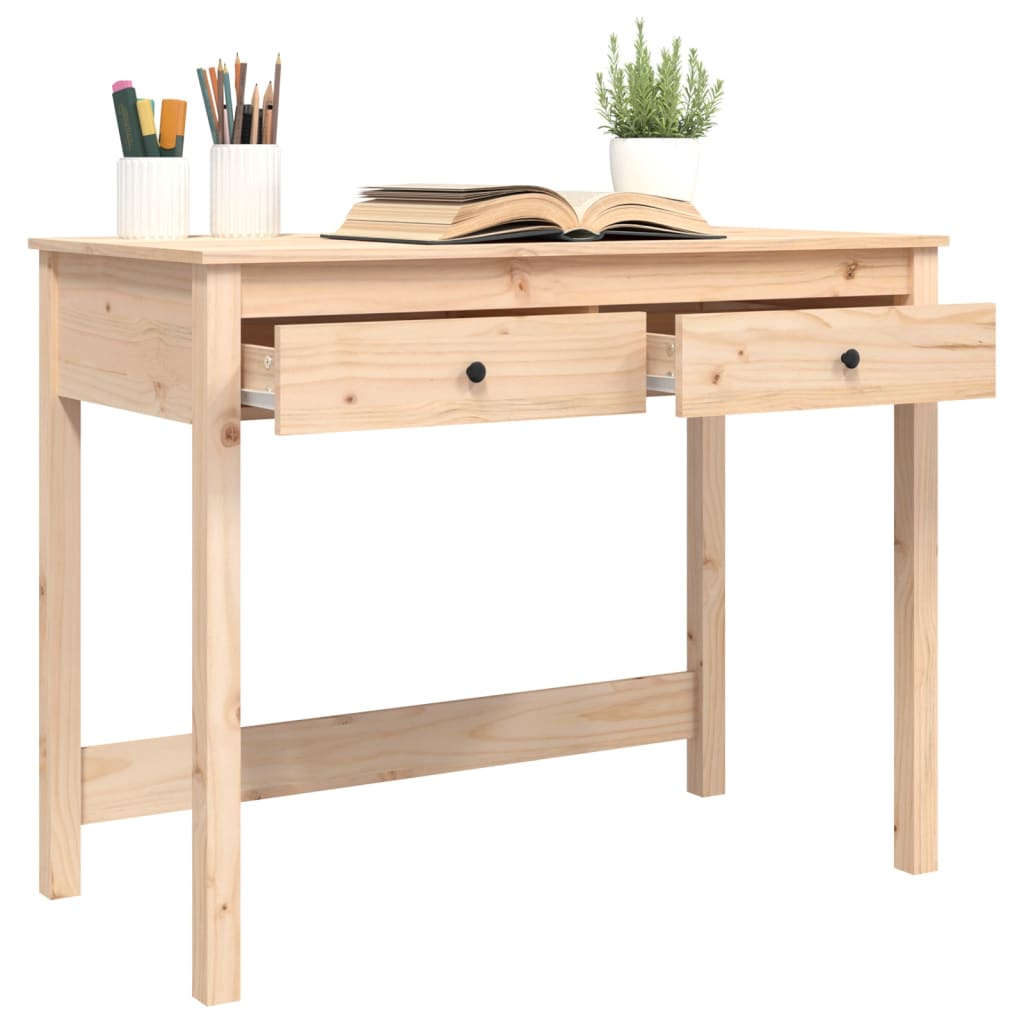 Radni stol s ladicama 100 x 50 x 78 cm od masivne borovine