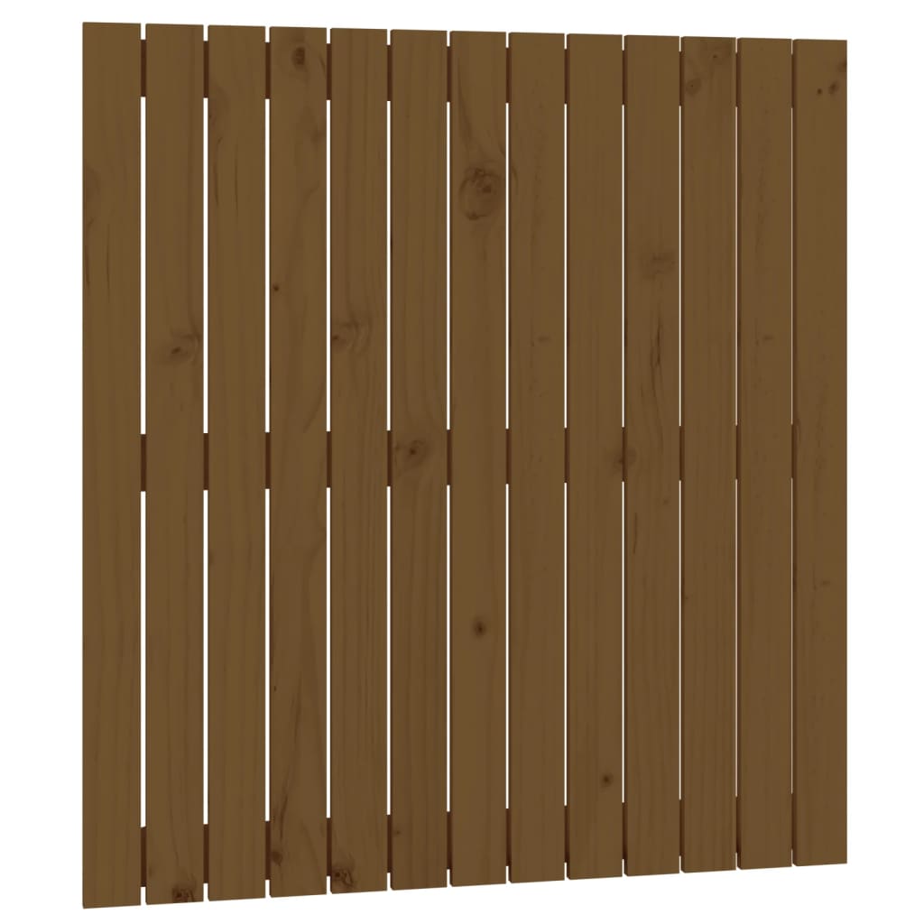 Uzglavlje za krevet boja meda 82,5 x 3 x 90 cm masivna borovina
