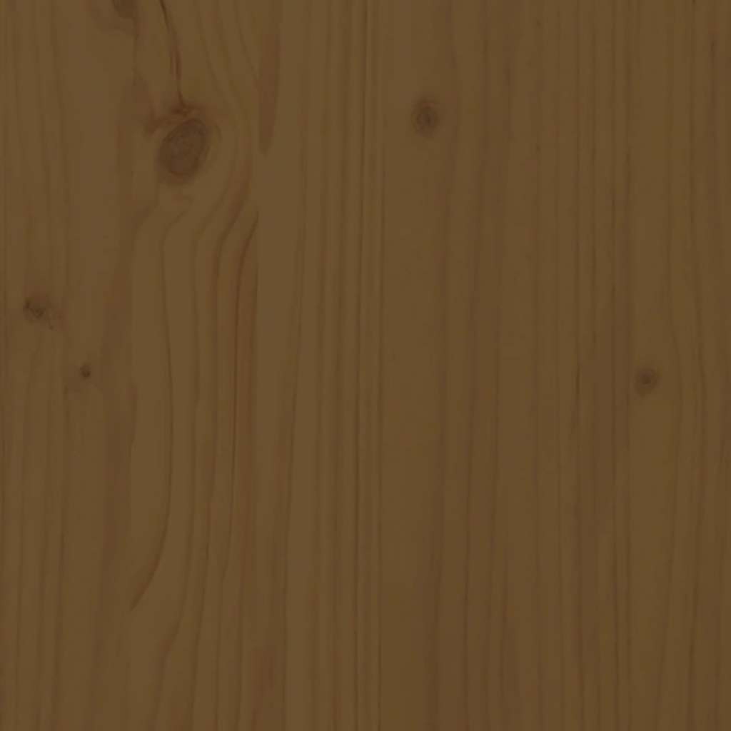 Zidno uzglavlje boja meda 204x3x110 cm masivna borovina
