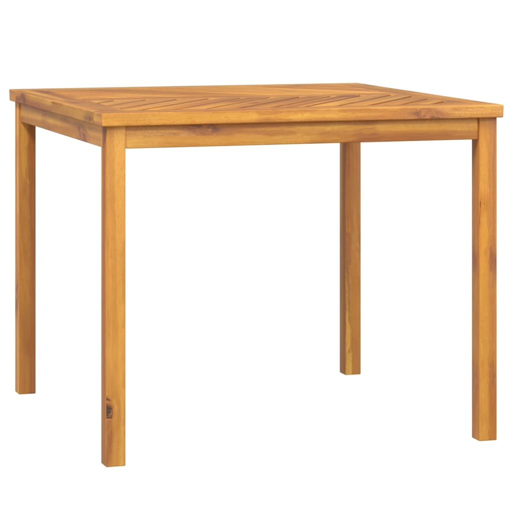 Vrtni blagovaonski stol 90 x 90 x 74 cm masivno bagremovo drvo