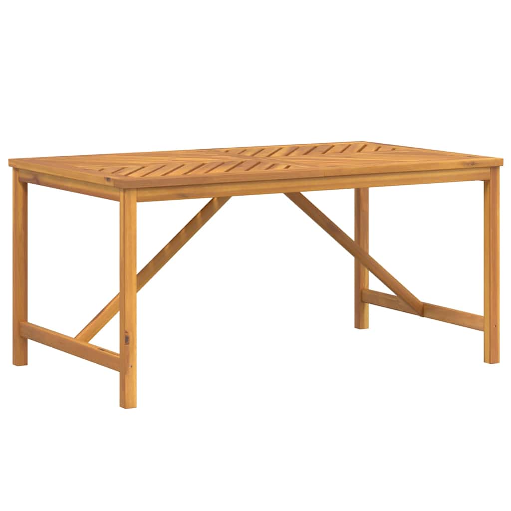 Vrtni blagovaonski stol 150 x 90 x 74 cm masivno bagremovo drvo