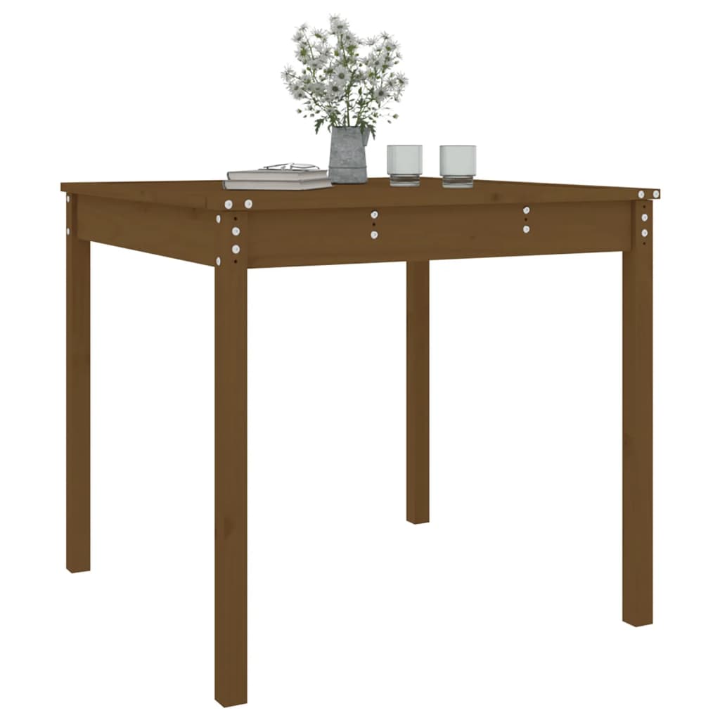 Vrtni stol boja meda 82,5x82,5x76 cm od masivne borovine
