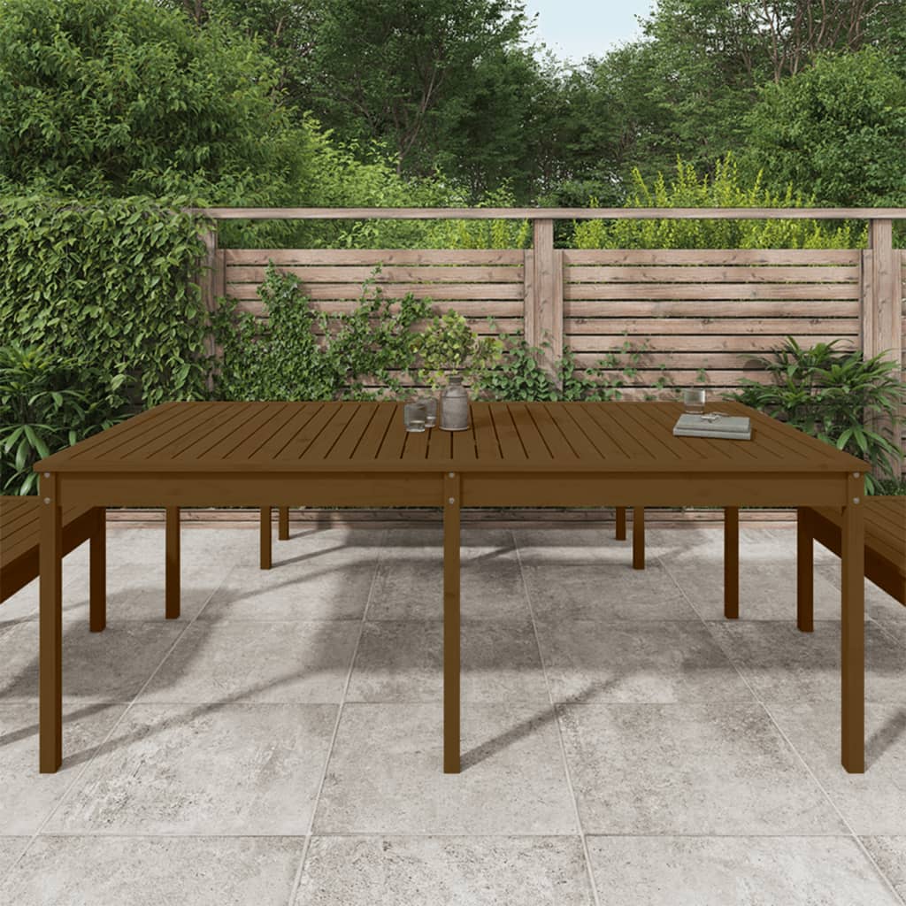Vrtni stol boja meda 203,5 x 100 x 76 cm od masivne borovine