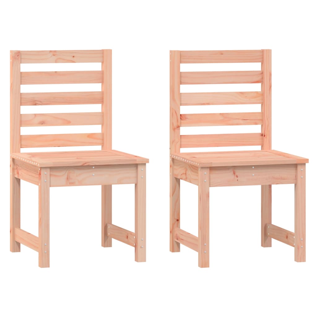 Vrtne stolice 2 kom 50x48x91,5 cm od masivnog drva duglazije