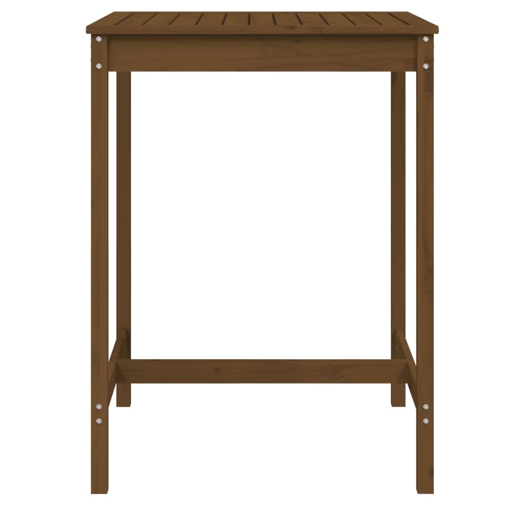 Vrtni stol boja meda 82,5 x 82,5 x 110 cm od masivne borovine