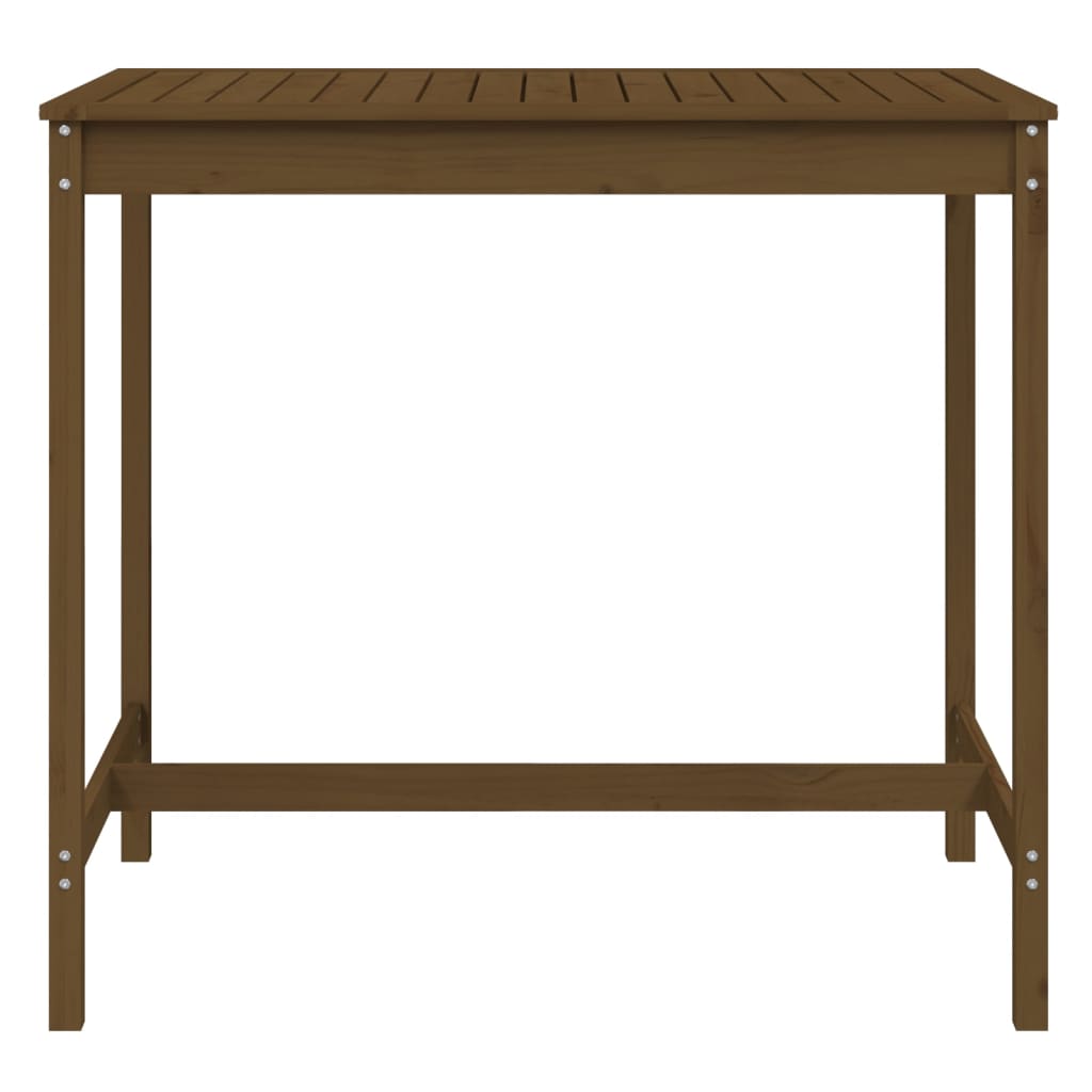 Vrtni stol boja meda 121x82,5x110 cm od masivne borovine