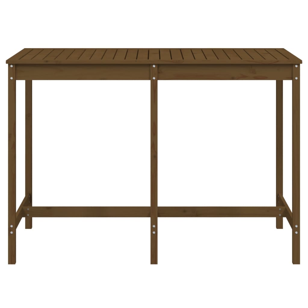 Vrtni stol boja meda 159,5 x 82,5 x 110 cm od masivne borovine