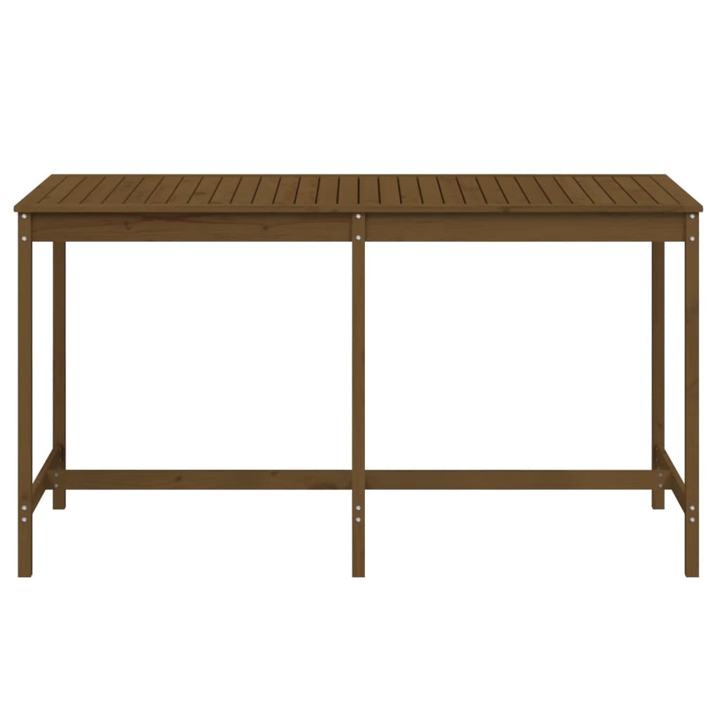 Vrtni stol boja meda 203,5x90x110 cm od masivne borovine