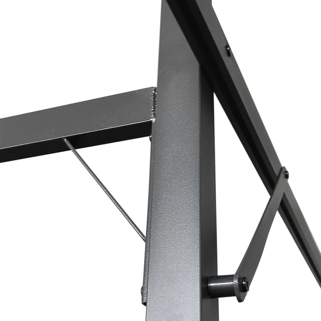 Pergola s pomičnim krovom krem 395 x 292 x 230 cm