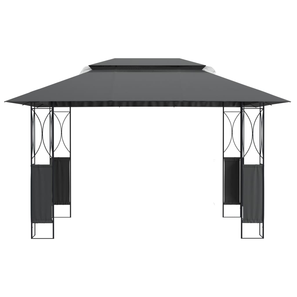Sjenica s krovom antracit 400 x 300 x 270 čelična
