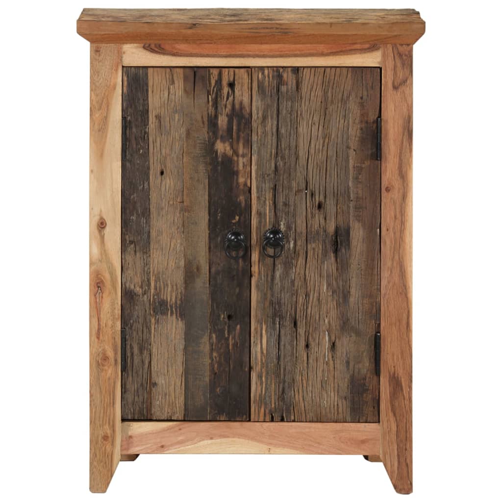 Komoda 55 x 33 x 75 cm masivno bagremovo i obnovljeno drvo