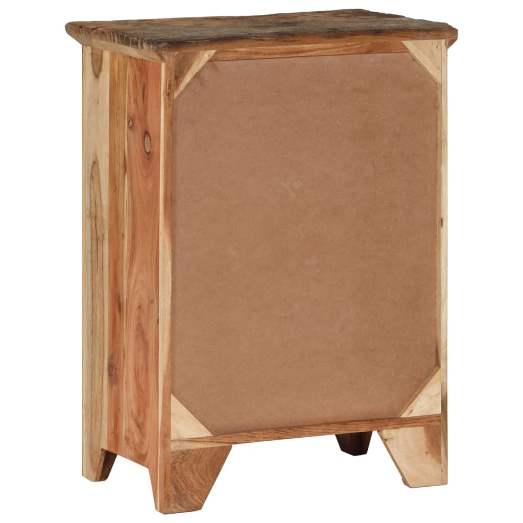 Komoda 55 x 33 x 75 cm masivno bagremovo i obnovljeno drvo