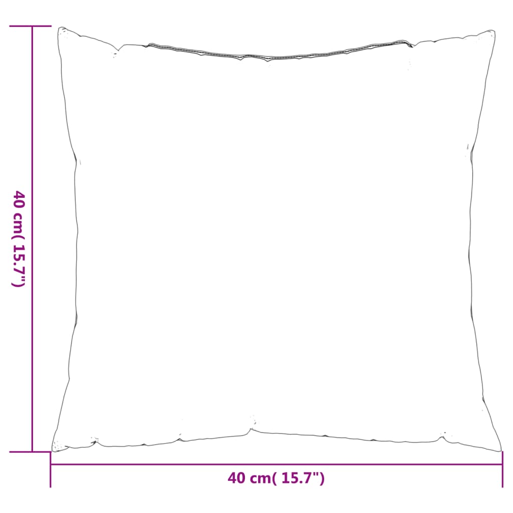 Jastuci za sofu 4 kom bež 40 x 40 cm od tkanine
