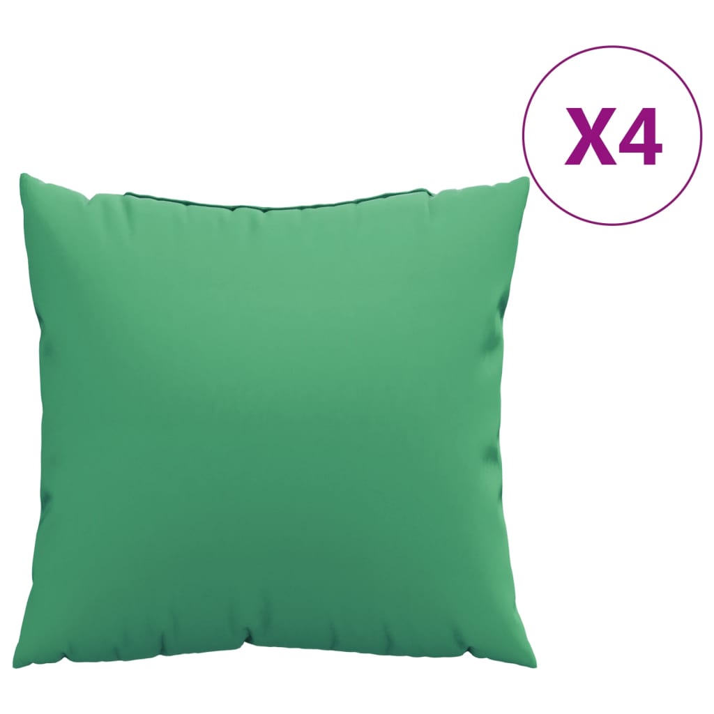 Jastuci za sofu 4 kom zeleni 60 x 60 cm od tkanine