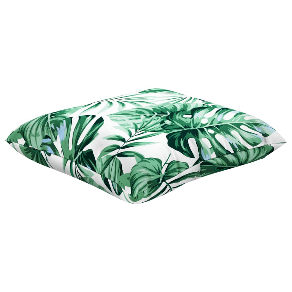 Jastuci za sofu 4 kom. Uzorak lišća 60x60 cm Tkanina