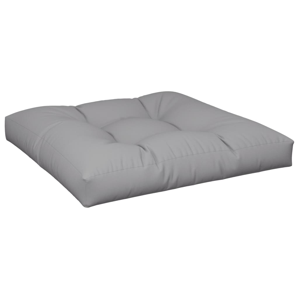 Jastuk za palete sivi 70 x 70 x 12 cm od tkanine