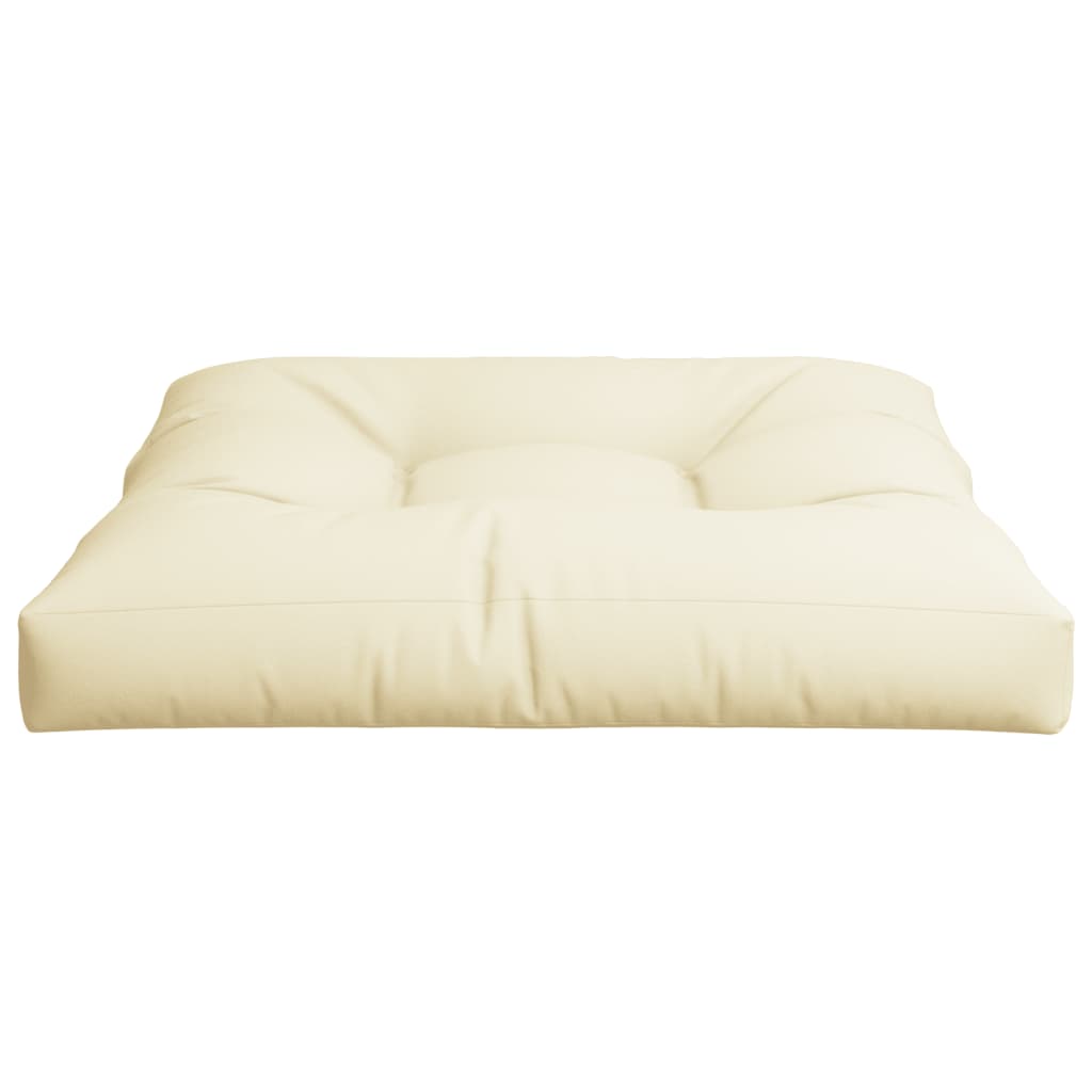 Jastuk za palete krem 70 x 70 x 12 cm od tkanine